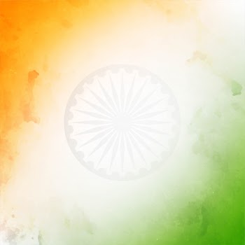 Decorative tricolor indian flag theme texture Free Vector