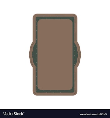 Decorative vintage frame and border vector image