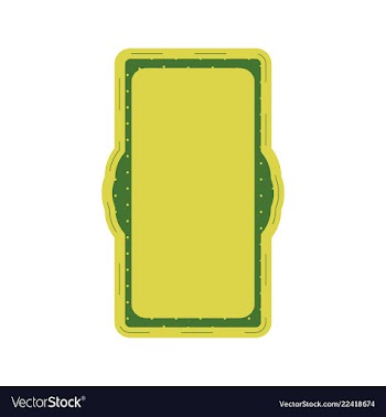 Decorative vintage frame and border vector image