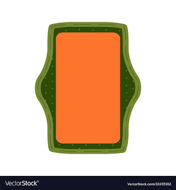 Decorative vintage frame and border vector image