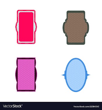 Decorative vintage frames and borders set vector image