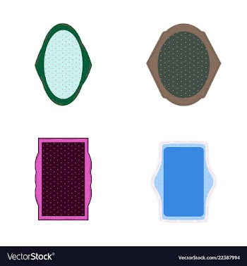 Decorative vintage frames and borders set vector image