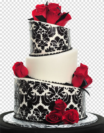 Decorative Wedding Cake PNG Pic