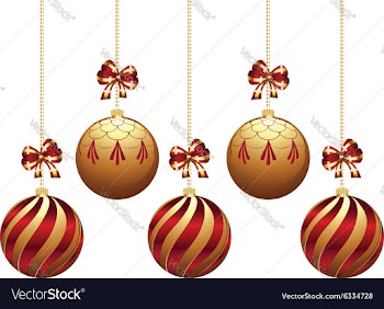 Decorative Xmas Balls10 vector image
