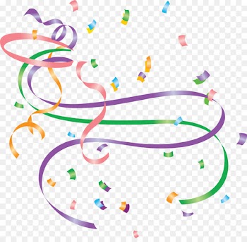 Ded Moroz New Year Serpentine streamer Clip art - Confetti 