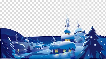 Ded Moroz Petrovac KK Radnik Bijeljina Christmas Holiday, Cartoon snow village transparent background PNG clipart