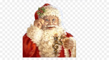 Ded Moroz Snegurochka Santa Claus Christmas card - Santa's watching you 