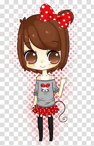 DeDecoraciones s, brown-haired female anime character transparent background PNG clipart