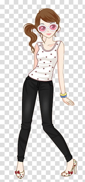 DeDecoraciones s, girl animated character transparent background PNG clipart