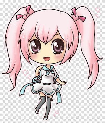 DeDecoraciones s, pink-haired anime character transparent background PNG clipart
