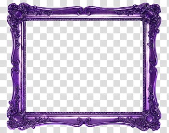 DeDecoraciones s, purple wooden frame transparent background PNG clipart