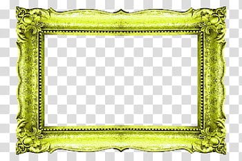 DeDecoraciones s, rectangular green frame transparent background PNG clipart