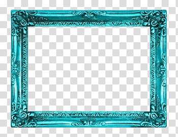 DeDecoraciones s, rectangular green frame transparent background PNG clipart