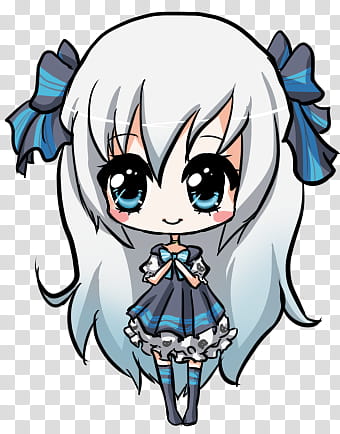 DeDecoraciones s, white-haired anime girl illustration transparent background PNG clipart