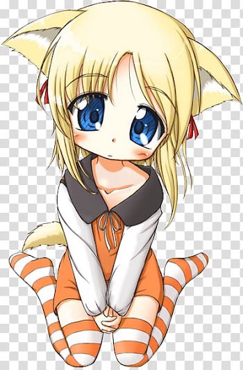 DeDecoraciones s, yellow haired anime character transparent background PNG clipart