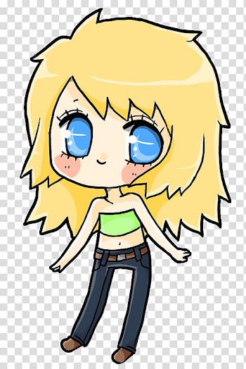 DeDecoraciones s, yellow haired woman anime character transparent background PNG clipart