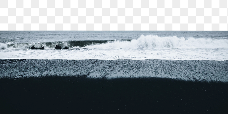 Deep blue beach png border, | Free PNG - rawpixel