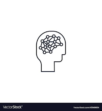 deep learning creative icon from artificial