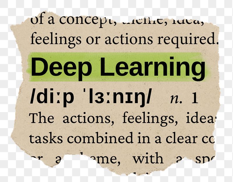 Deep learning png word sticker, | Free PNG - rawpixel