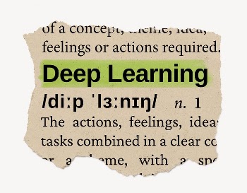 Deep learning ripped dictionary, editable | Free PSD - rawpixel