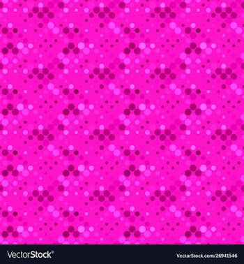 Deep pink abstract seamless circle pattern vector image