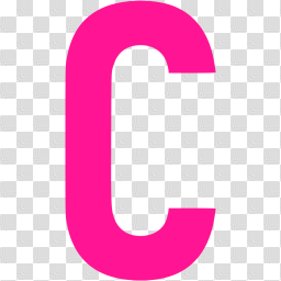 Deep pink letter c icon - Free deep pink letter icons