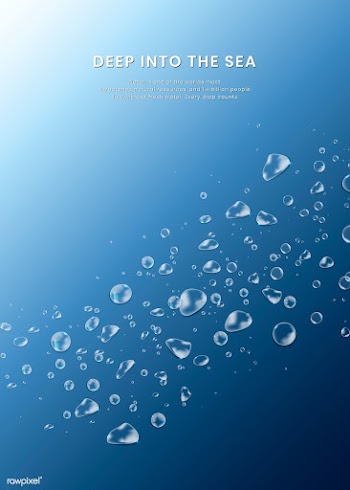Deep sea background | Free stock vector - 599501