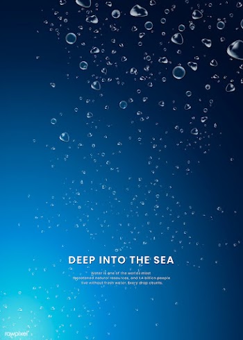 Deep sea background | Free stock vector - 599514