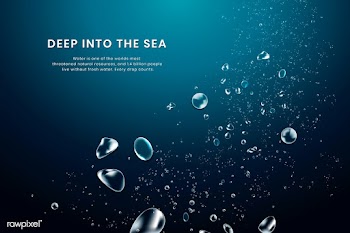Deep sea background | Free stock vector - 599517