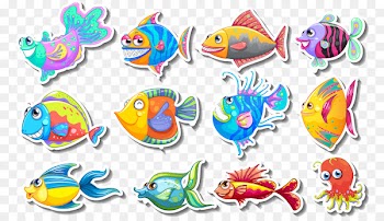 Deep sea fish Cartoon Illustration - deep sea fish 