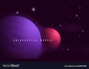  					Deep space sci-fi abstract vector image														