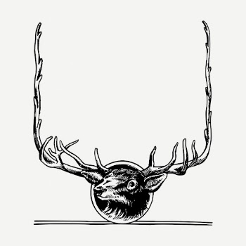 Deer, animal frame illustration psd. | Free PSD Illustration - rawpixel