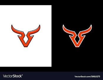 deer antler icon logo horn head