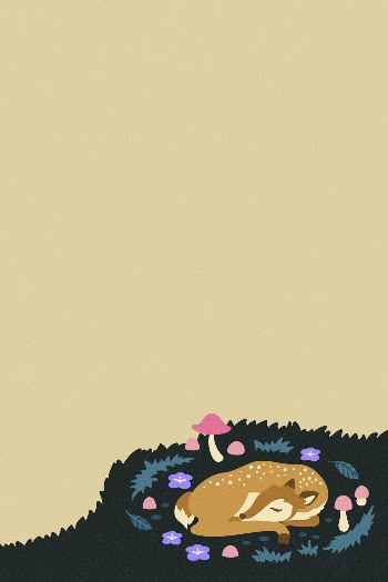 Deer border frame background, cute | Free Photo - rawpixel