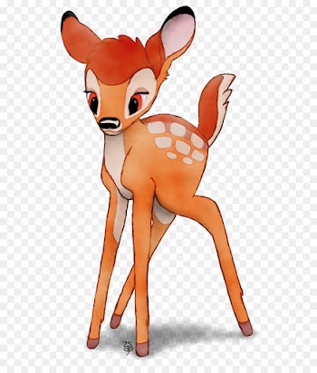 deer clip art cartoon fawn tail