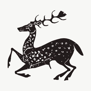 Deer drawing, illustration vector. Free | Free Vector - rawpixel