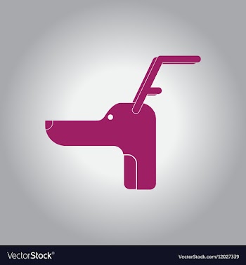 Deer head Christmas deer vector image