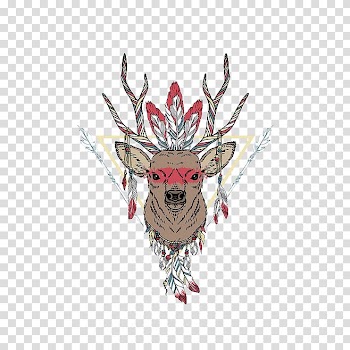 Deer Horse Painting, deer transparent background PNG clipart