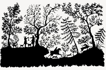 Deer hunting silhouette background, nature | Free Vector - rawpixel