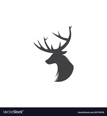 Deer logo vector image