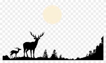 Deer Nature Wildlife Clip Art - Trees Beneath Us [book]