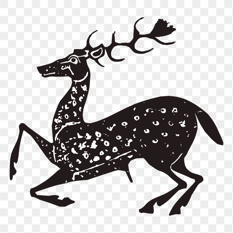 Deer png sticker, transparent background. | Free PNG - rawpixel