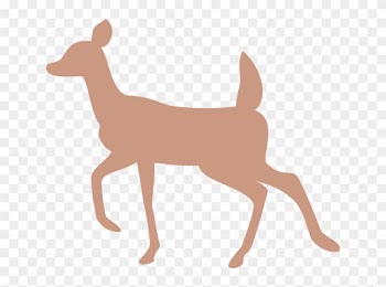 Deer Silhouette By Wolfypuppy - Girl Deer Silhouette