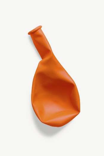 Deflated rubber balloon collage element | Free PSD - rawpixel