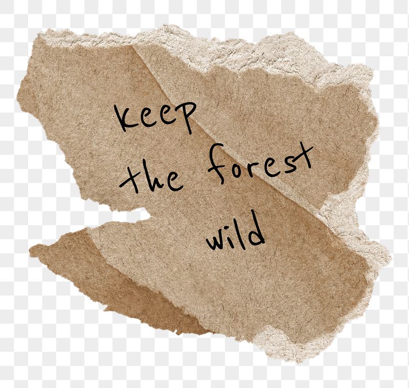 Deforestation png quote, DIY torn | Free PNG - rawpixel