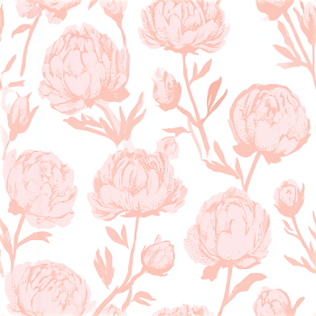 Delicate Blush Pink Floral Pattern