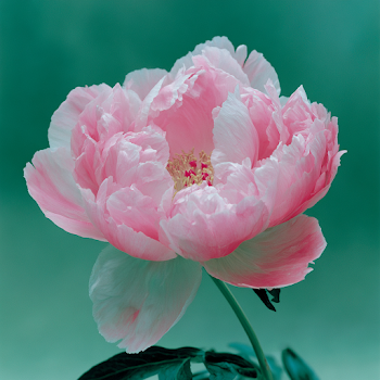 Delicate Blush Pink Peony Blossom