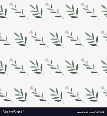 delicate floral and plant print