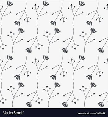 delicate floral and plant print