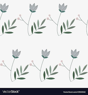 delicate floral and plant print